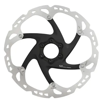 (203 MM, Silver / Black) Shimano Deore XT SM-RT86 XT Ice Tech 6-Bolt Disc Rotor