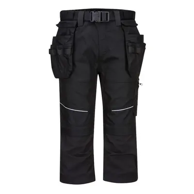 (42R, Black) Portwest Mens KX3 Holster Pocket 3/4 Shorts