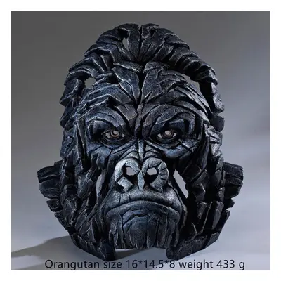 (Orangutan) New Trends Contemporary Nordic Style Animal Sculpture Home Decoration Lion Tiger Bus