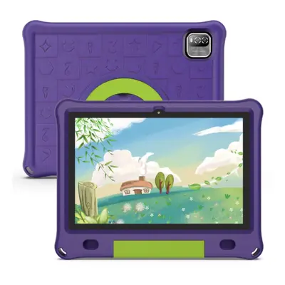 (Purple) Kids Tablet PC, 10.1", 64GB, Android 12, Quad Core