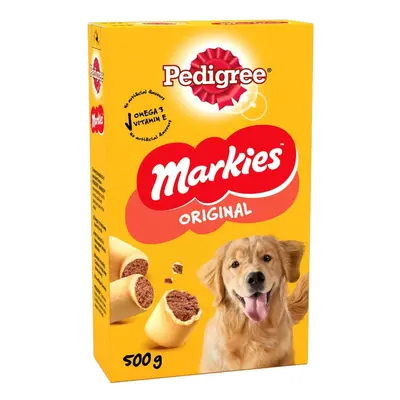 Pedigree Markies - Dog Biscuit Treats with Marrowbone, for Adult Dogs, Pack of (12 x g)