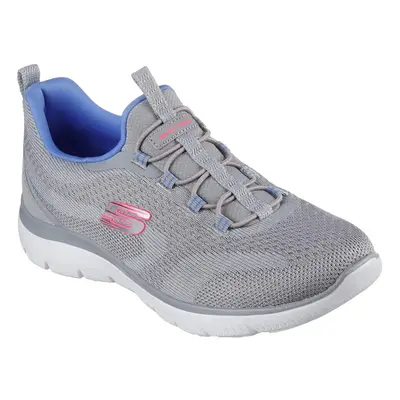 (4 UK, Grey/Blue) Skechers Womens/Ladies Summits New Nature Trainers