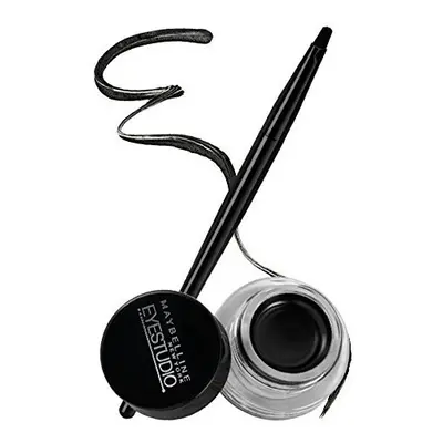 Maybelline New York Eye Studio Lasting Drama Gel Eyeliner, Blackest Black 950, 0.106 oz.