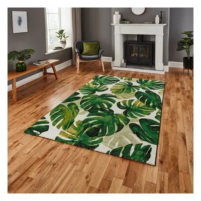 (120x170cm) Havana Rugs in Multi Floral Power Loomed Soft Polypropylene Mats