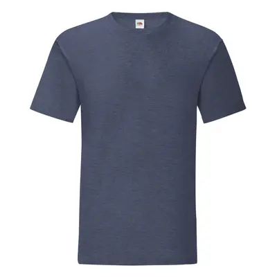 (3XL, Heather Navy) Fruit Of The Loom Mens Iconic T-Shirt (Pack Of 5)