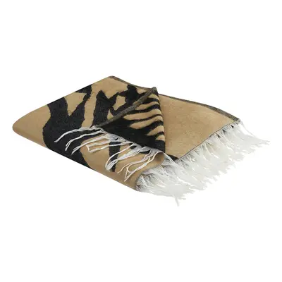 Blanket x cm Beige and Black KUDIYA