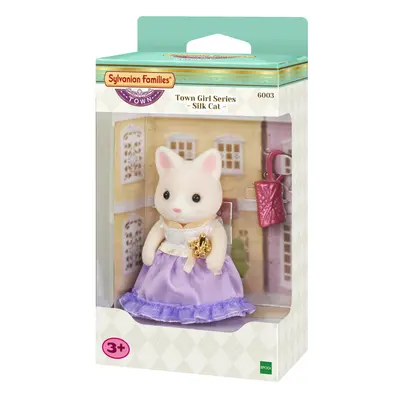 Sylvanian Families LA Grande Soeur Chat Soie Silk Cat Town Girl Series Playset