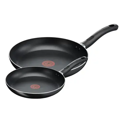 Tefal Taste Twin Pack FryPans - Black