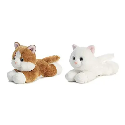 Aurora Bundle of Plush 8.5" Cats - Sugar Too & Sunshine Tabby, Multicolor