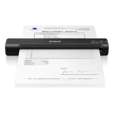 Epson WorkForce ES-50 Mobile Document Scanner, Black - 10PPM - USB