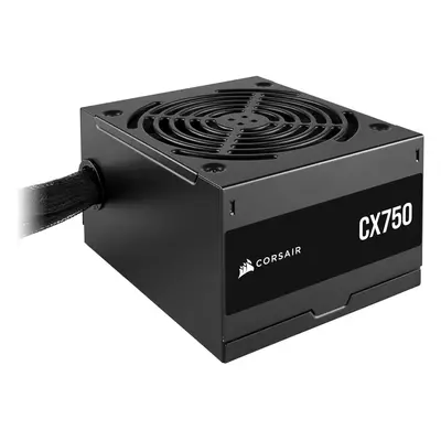 CORSAIR CX750 PLUS Bronze Non Modular Low-Noise ATX Watt Power Supply - UK - Black