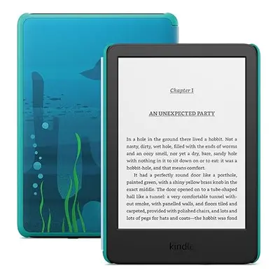 New Amazon Kindle Kids (16 GB) - includes age-appropriate books and cover, with glare-free displ