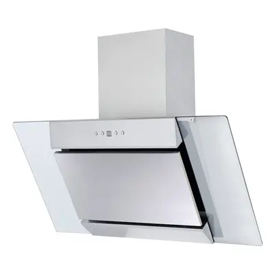 90cm Angled Cooker Hood - Stainless Steel Chimney Extractor Fan - SIA AGL91SS