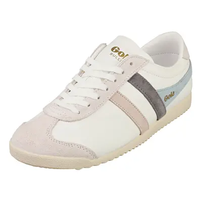 Gola Bullet Trident Womens Fashion Trainers in White Blue - UK