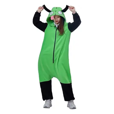 (XL) Zim Cosplay Costume Onesie Pajamas for Women Men