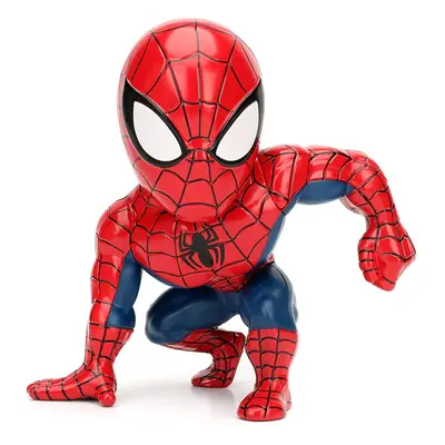 Jada Toys Marvel Ultimate Spider-man Metals Diecast collectible toy figure, 6", Red and Blue