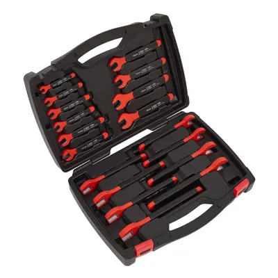 Sealey Premier Insulated Open-End Spanner Set 18pc - VDE Approved AK63172