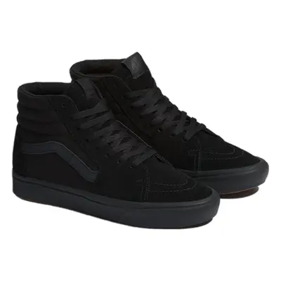 (US 8) Vans Mens High Top Comfy Cush Sk8-Hi Shoes Boots Sneakers Casual - Black/Black