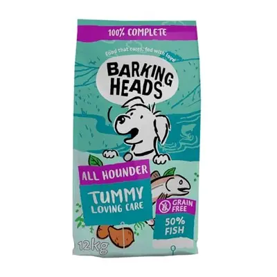 Barking Heads Dry Dog Food - Fish 'n' Delish 12kg - 100% Natural Salmon & Trout with Hypoallerge