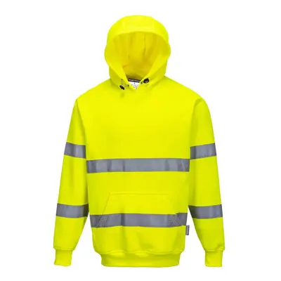 (XXL, Yellow) Portwest Mens Hi-Vis Hoodie