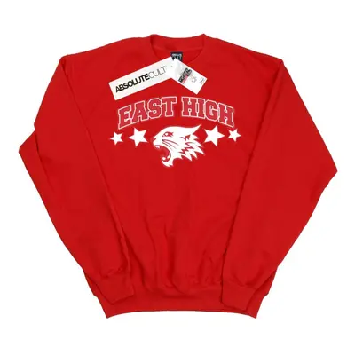 (S, Red) Disney Mens High School Musical The Musical Wildcat Stars Sweatshirt