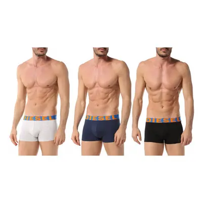 (S) DIESEL UMBX SHAWN 0GAPG Mens Boxer Shorts Pack Stretch Trunks Cotton Underwear