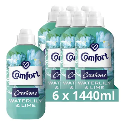 Creations Waterlily & Lime Fabric Conditioner with Stay Fresh technology for days of freshness +