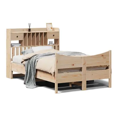 vidaXL Bed Frame without Mattress Bed Base Bedstead 120x200 cm Solid Wood Pine