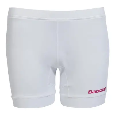 (6-8 Year Old) Babolat Girl's Match Core Performance Shorts Tennis Sport Kids - White