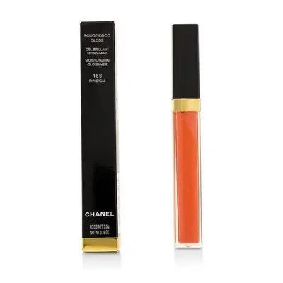 Chanel Rouge Coco Gloss 0.19 Moisturizing Glossimer #166 Physical