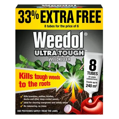 Weedol Weedkiller, Black, Tubes + Free