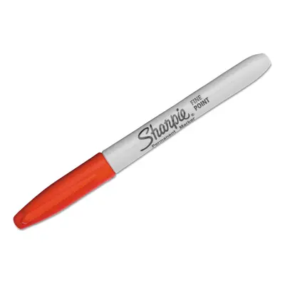 Sharpie Super Permanent Markers Fine Point Red Dozen