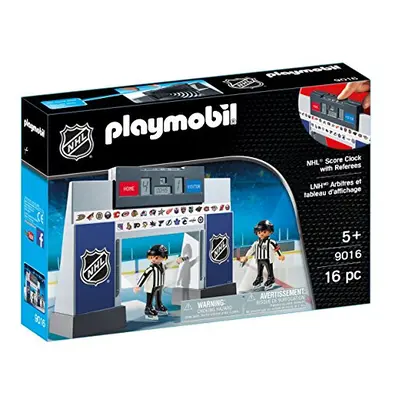 PLAYMOBIL NHL Score Clock with Referees , Black