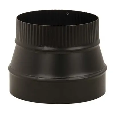 Imperial BM0075 5" x 6" Stove Pipe Reducer - Black