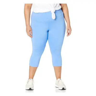 Women's Active Sculpt High Rise Capri Legging (Available in Plus Size), French Blue, XX-Large