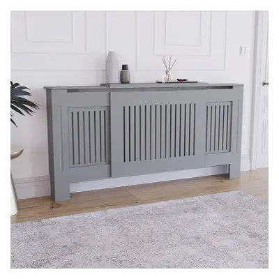 (Adjustable) Vida Designs Chelsea Radiator Cover Heating Guard Grey