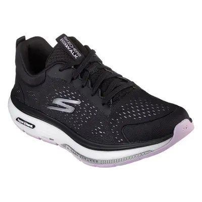 (Black, (Adults')) Skechers Go Walk Workout Walker Outpace Polyester Women's Black/Lavender Trai