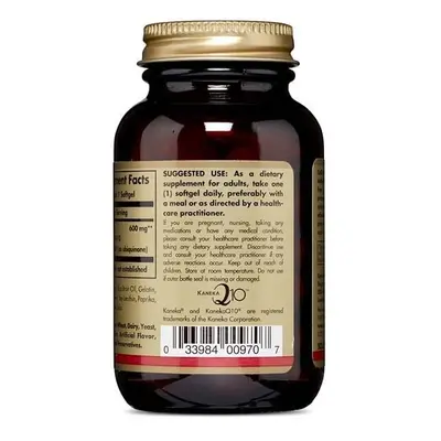 Solgar Megasorb CoQ-10 mg, Softgels - Promotes Heart & Nervous System Health - Coenzyme Q10 Supp