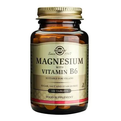 Solgar Magnesium With B6 Tablet 100's