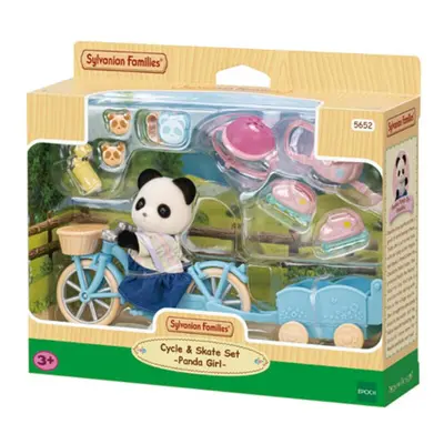 Sylvanian Families Cycle & Skate Set Panda Girl