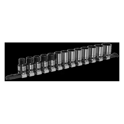 Socket Set 13pc 1/2"Sq Drive Metric - Black Series