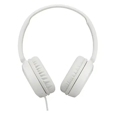 Foldable Headphones with Remote Mic - White