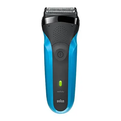 Braun Series 310s Mens Electric Foil Shaver / Rechargeable Electric Razor, Wet & Dry, Blue