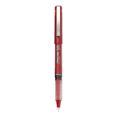 Pilot Precise V5 Roller Ball Stick Pen Precision Point Red Ink .5mm Dozen