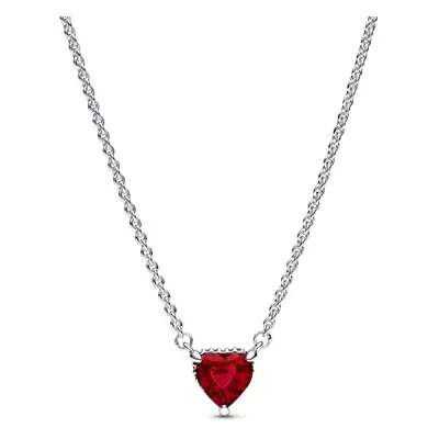 PANDORA collar Timeless 392542c01-45 corazAn rojo