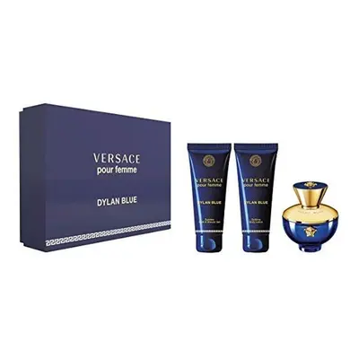 Women's Perfume Set Dylan Blue Versace (3 pcs)