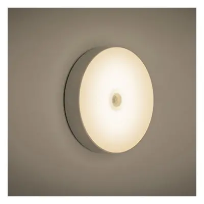 (Warm White, Lamp) LED Light Pir Motion Sensor Night Lamp Under Cabinet Closet Wardrobe Bedroom 