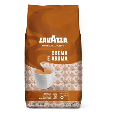 Lavazza Crema e Aroma, Arabica and Robusta Medium Roast Coffee Beans, kg (Pack of 1)