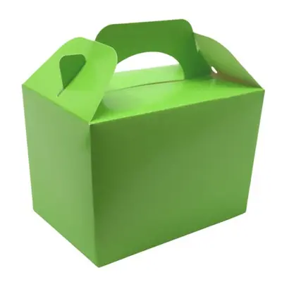 Lotus x Children/Kids Plain Coloured Party Boxes Carry Food Meal Fun Picnic Birthday Wedding Fav