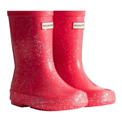 (7 UK Child, Thrift) Hunter Girls First Giant Glitter Wellington Boots